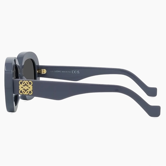 LOEWE Chunky Anagram 49MM Oval Sunglasses - Picture 2 of 2